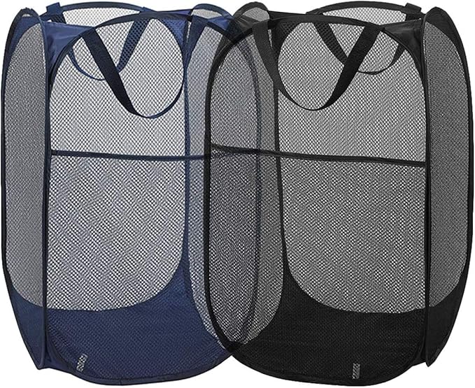 2 Packs Mesh Pop up Laundry Hamper