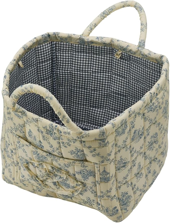 Quilted Fabric Storage Basket