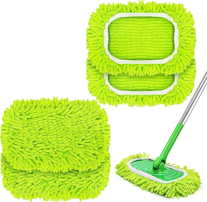 JEHONN Reusable Microfiber Mop Pads Compatible