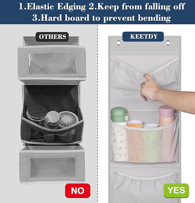 KEETDY Over the Door Organizer Storage