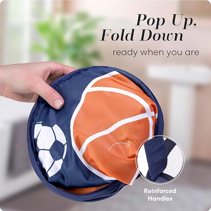 Handy Laundry Collapsible Mesh Pop Up Hamper