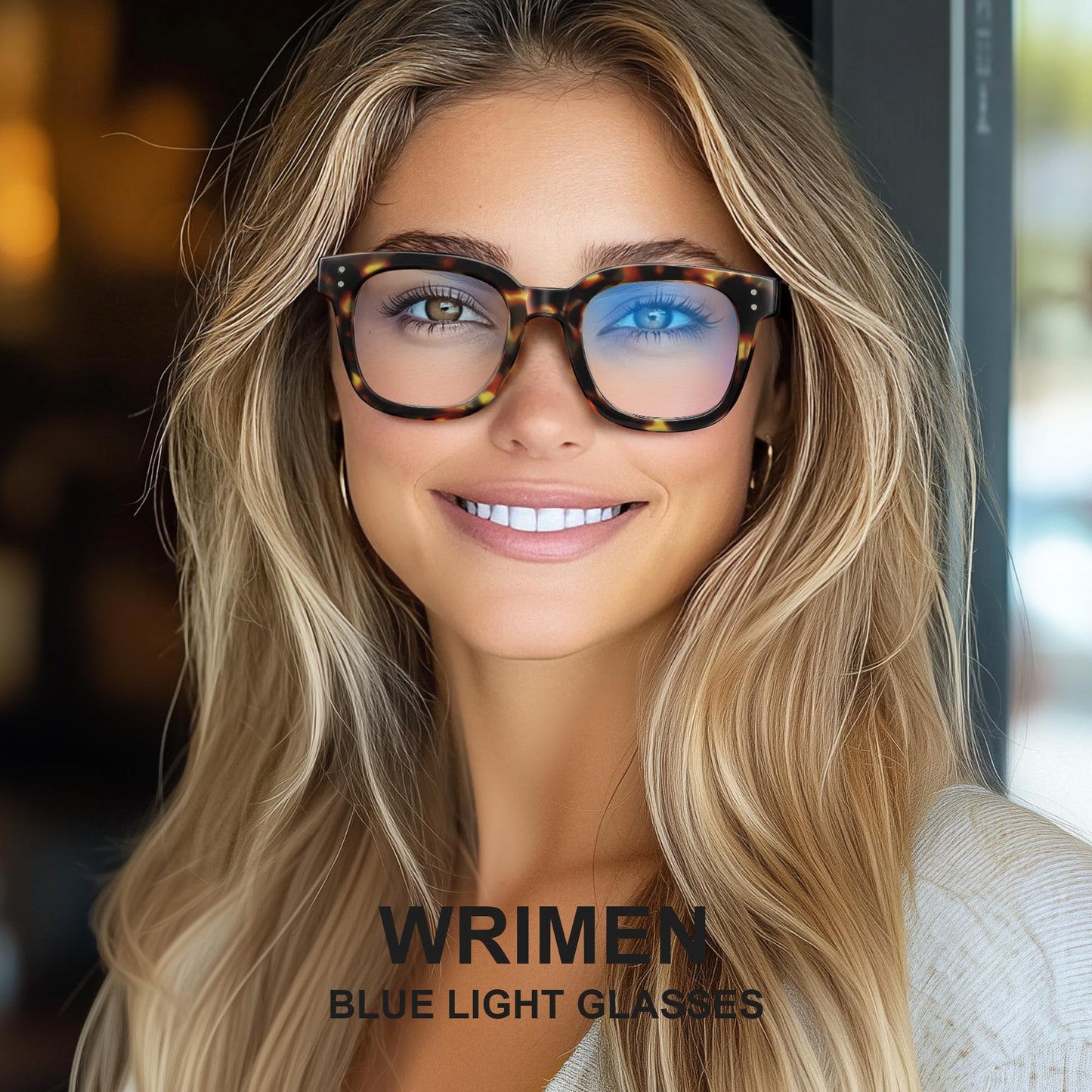 Blue Light Blocking Glasses For Woman/Men,Computer Glasses,Anti Eyestrain & UV Protection Eyeglasses