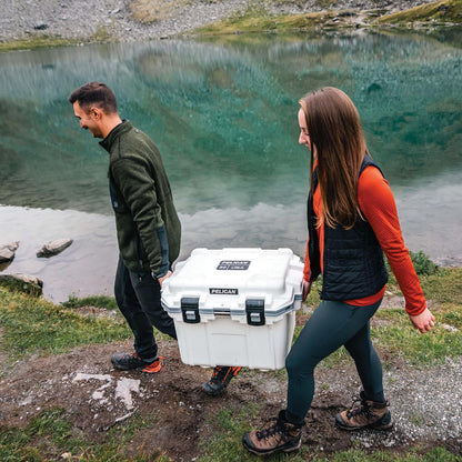 Pelican 30 Quart Elite Cooler (White/Gray)