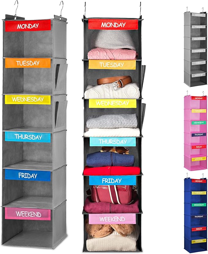 Handy Laundry Hanging Clothes Organizer