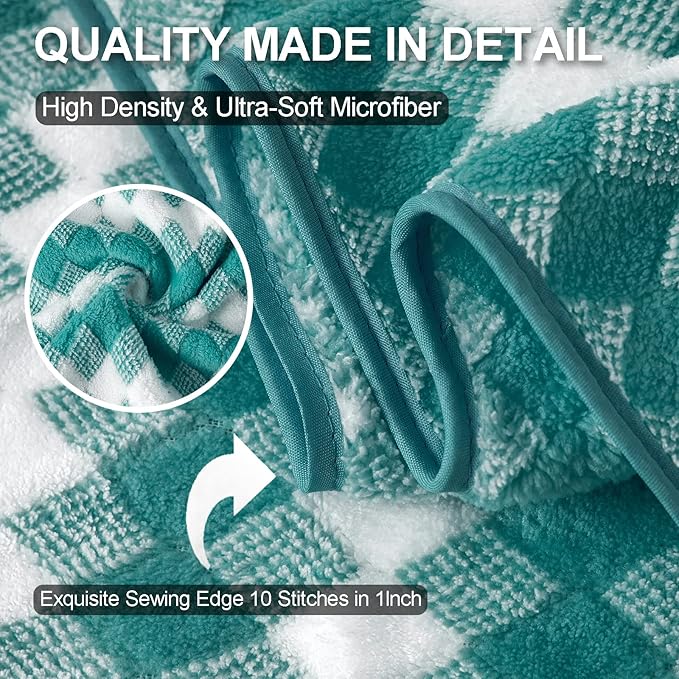 Hand Towels Set 2 Pack-16“x31” Ultra Soft Microfibers Bathroom Towel Set Highly