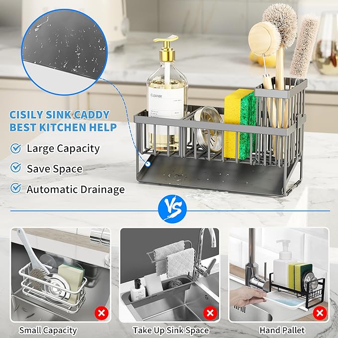 Cisily Sink Caddy Organzier