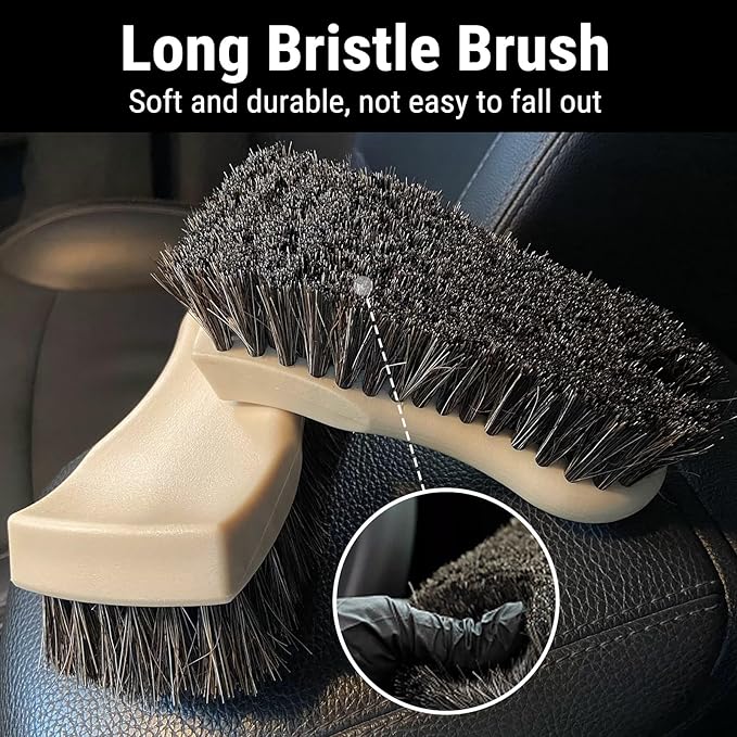 YeewayVeh Long Bristle Horse Hair Brush
