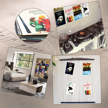 RicaBili 50Pcs Musical Aesthetic Picture Wall Collage Kit, Music Album Cover Poster Display Art Print Photo Collection, Fashion Room Decor For Classic Musical Retro Style