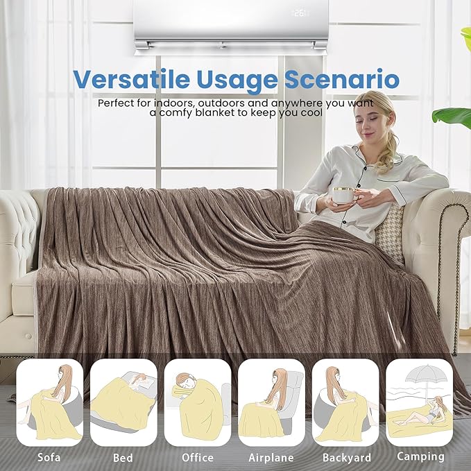 OIGAE Cooling Blanket for Hot Sleepers