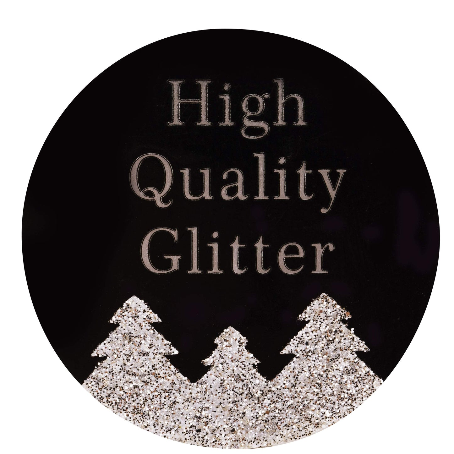 Christmas Traditions 6"(H) x 3.75"(W) Champagne Gold Glittered Reindeer Head Ornaments Hanging Tree Decorations (Champagne Gold)(Small)