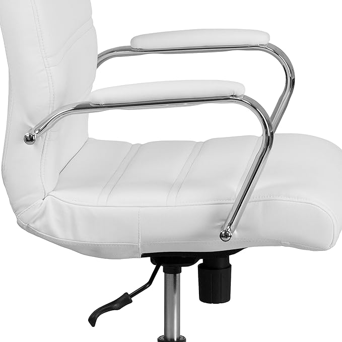 Flash Furniture Whitney Mid-Back Swivel LeatherSoft Desk Chair