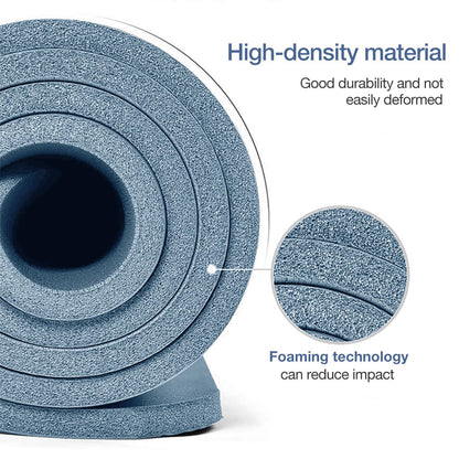 Yoga Mat Non Slip NBR Thick Yoga Mat, 72"L x 32"/24"W x 0.6"/0.4"TH (185cm x 80cm/61cm x 15mm/10mm), Anti-Tear Exercise Mat with Carrying Strap and Bag, Workout Mats for Yoga, Pilates, Floor Exercises