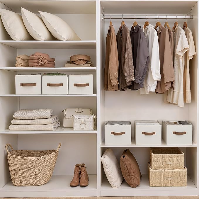 StorageWorks Closet Organizer Storage Baskets, Storage Bins