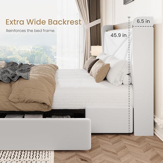 SHA CERLIN Full Size Bed Frame