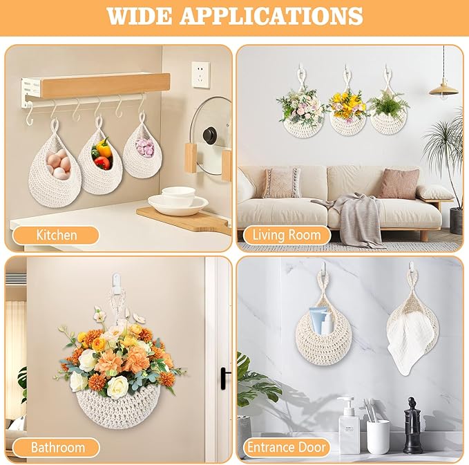 Hanging Fruit Baskets for Kitchen