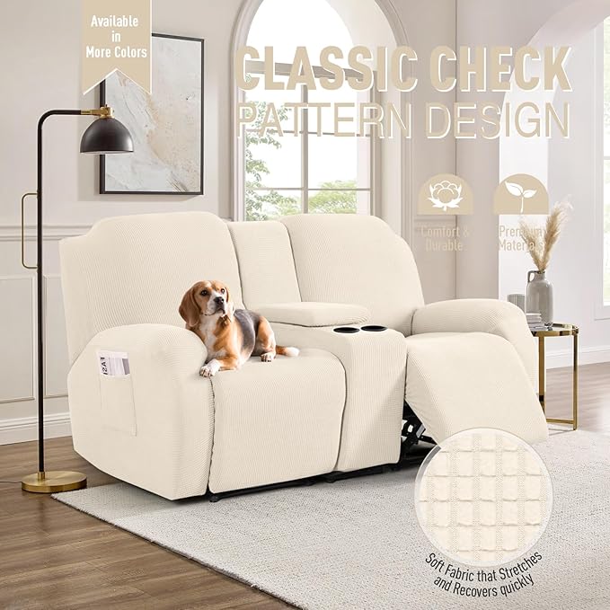 TAOCOCO Loveseat Recliner Cover