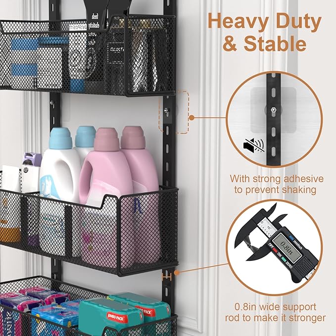 Over The Door Organizer, Metal Door Organizer Hanging