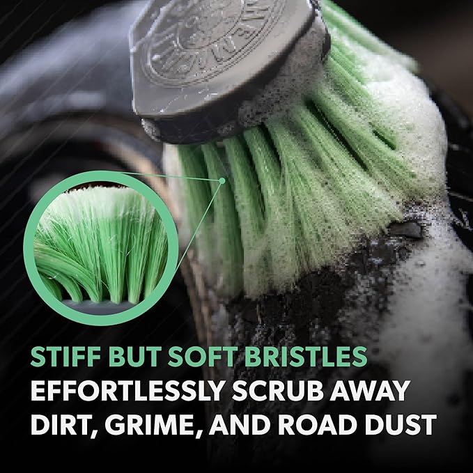 Chemical Guys ACCG08 Wheelie All Exterior Surface and Wheel Brush Green