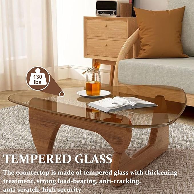 Glass Coffee Table, Triangle Coffee Table