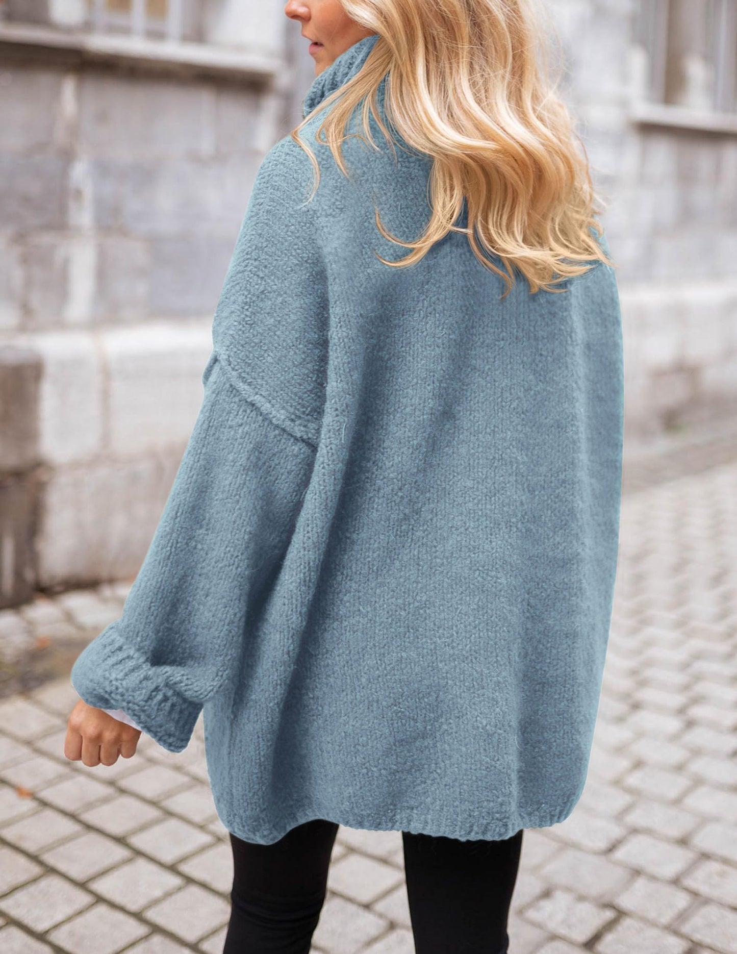 PRETTYGARDEN Oversized Sweaters for Women 2025 Chunky Turtleneck Sweater Fall Clothes Long Sleeve Tops Winter Clothing