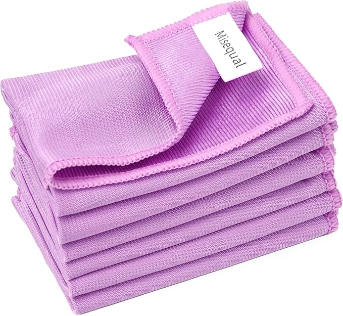 6 Pack Glass Cleaning Cloth Microfiber Cleaning Cloth