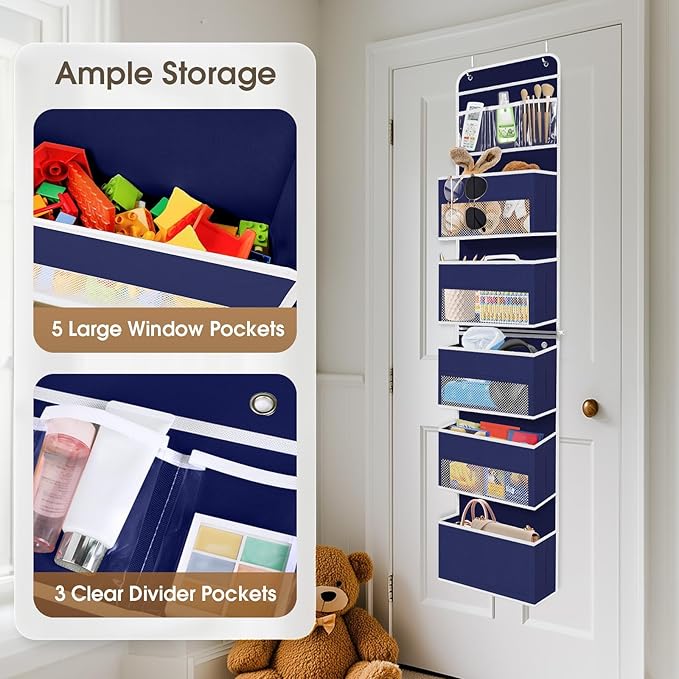 6-Tier Over The Door Organizer Hanging Storage Organizers