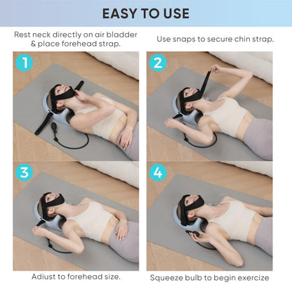 ECOGUN Posture Neck Exercising Cervical Spine Hydrator Pump - Relief for Stiffness, Restores Neck Curve