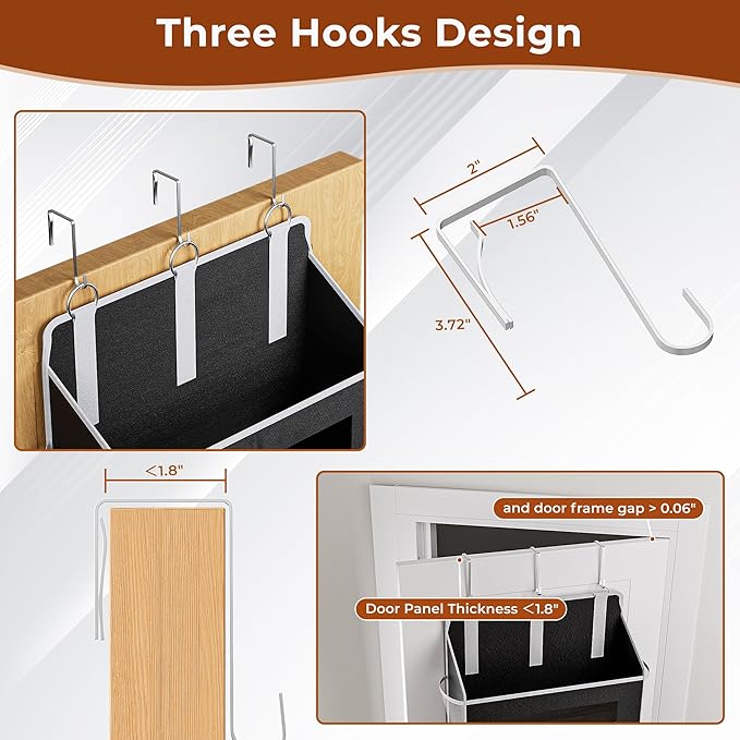 5-Tier Over The Door Storage Organizer