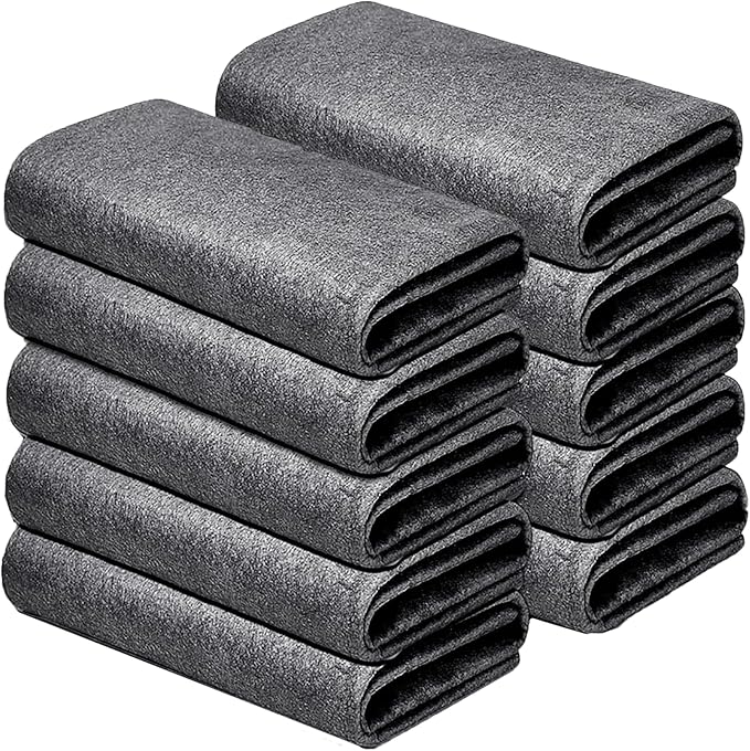 10pcs 9×7 Inches Real Magic Cloth Thickened Magic Cleaning Cloth Microfiber