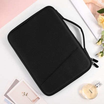 TiMOVO 9-11" Tablet Sleeve for iPad 11-inch A16 2025, iPad 10th Gen. 10.9"/10.2"/ Air 11/5th/4th Gen. 10.9", Galaxy Tab A9 Plus 11", Protective Bag with Pockets, Black
