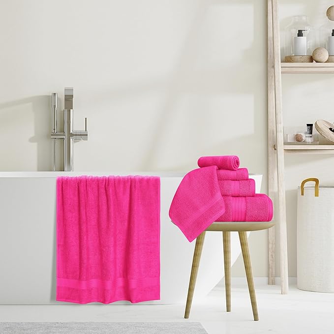 GLAMBURG Ultra Soft 8-Piece Towel Set