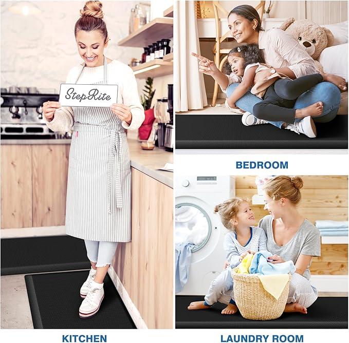 StepRite Kitchen Mats, Cushioned Anti Fatigue Kitchen Mats
