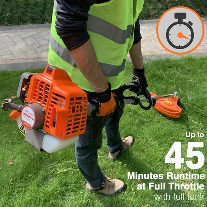 PROYAMA 26cc 6 in 1 Multi Functional Combo Kit, 2 Cycle Gas Powered Hedge Trimmer, Weed Eater Wacker, String Trimmer, Brush Cutter, Edger with 3.3FT Extension Rod