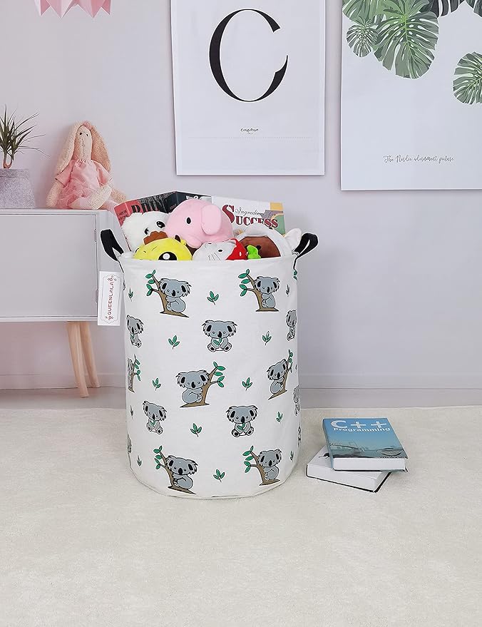 QUEENLALA Large Storage Basket, Laundry Hamper/Bathroom/Home Decor/Collapsible