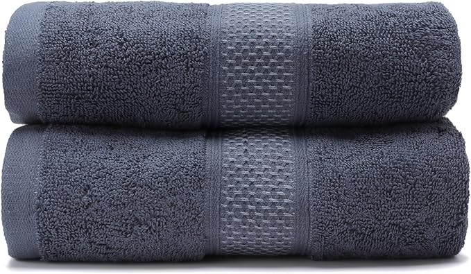 Fluffy Cotton Bath Towels Set650GSM, 2-Piece Set, Thickened and Enlarged