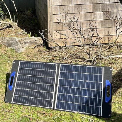 100W Portable Foldable Solar Panel – Shade Stopper™ Technology, ETFE, USB-A & USB-C, Compatible with Most Power Stations, Camping, RV, Van, Off-Grid