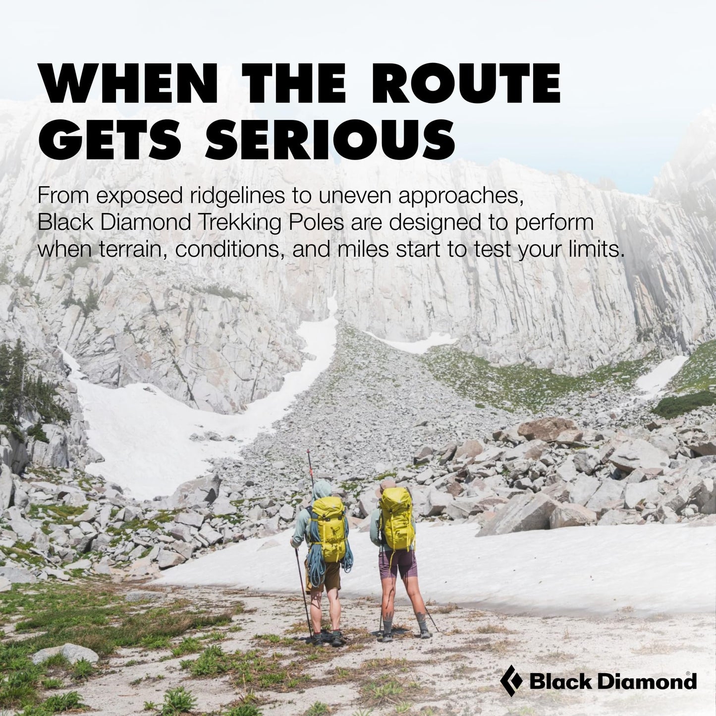BLACK DIAMOND Trail Cork Trekking Poles (Pair) | Lightweight Collapsible Aluminum Hiking Poles | Natural Cork Grips | FlickLock Adjustable Shafts | Fig