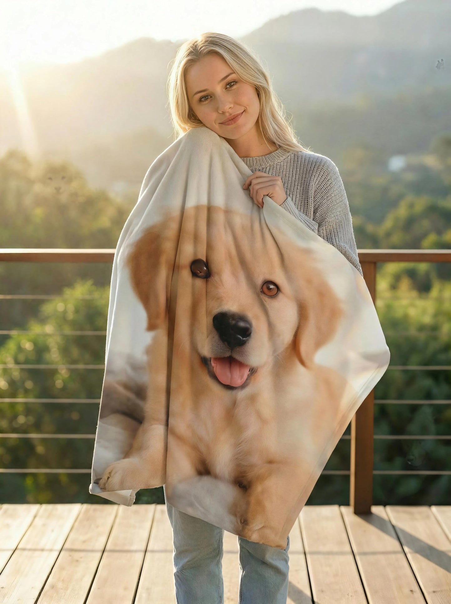 PTXilian Custom Blanket Personalized Throw Blanket with Picture