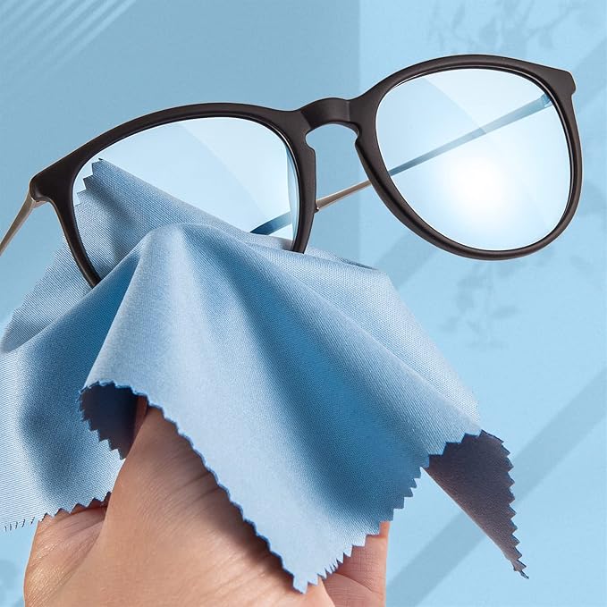 Eyeglass Cleaning Cloth Glasses Cleaner 12Pack Microfiber Lens Cleaner Eyewear