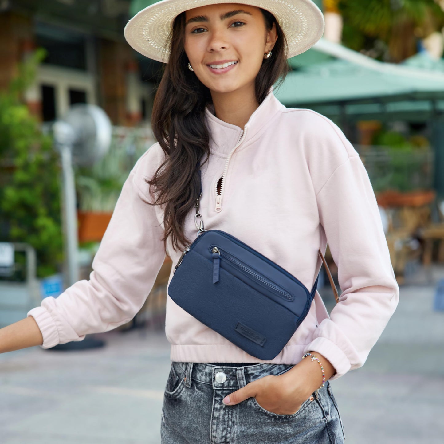 Travelon: Anti-Theft Metro Convertible Small Crossbody Bag