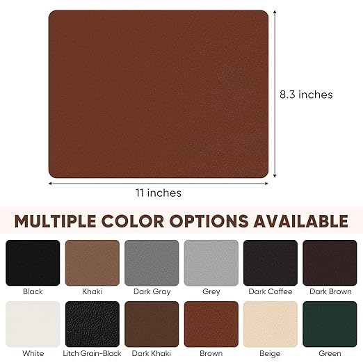 Leather Repair Patch Self Adhesive, 8.3″ x 11″ Vinyl Patch Kit, Leather Repair