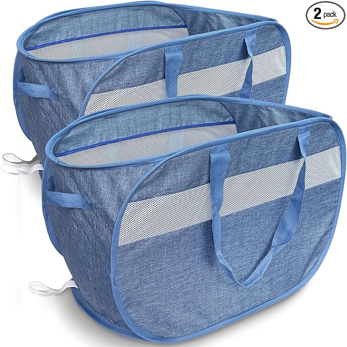 100L Mesh Pop Up Laundry Hampers