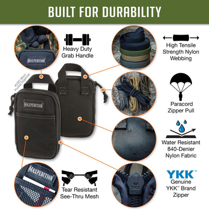 Maxpedition Hard-Use Gear 9006209-SSI Maxpedition Micro Pocket Organizer Black - multi, N/A