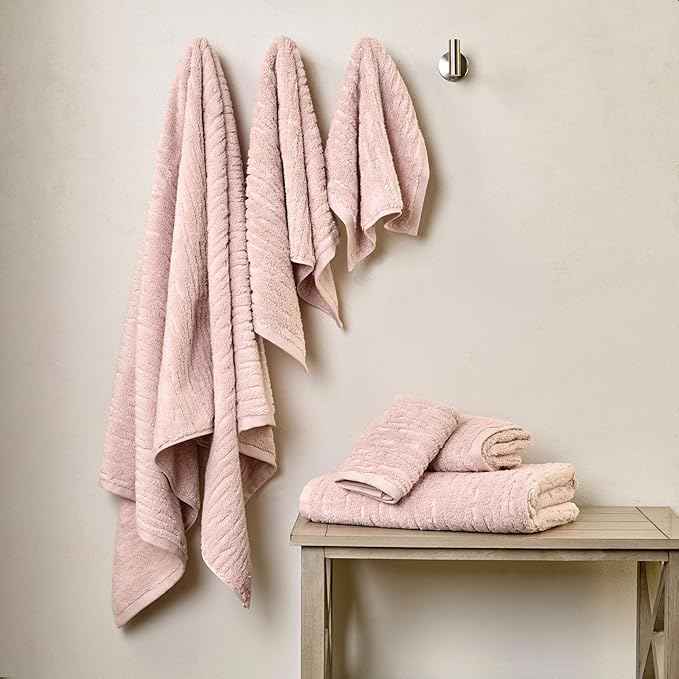 SKL Home CloudSoft 100% Cotton Luxury 2-Piece Hand Towel Set, 600 GSM, Ultra