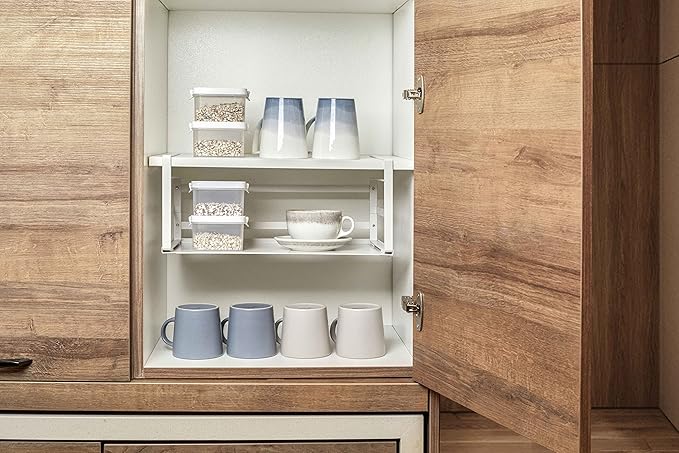 Nxconsu 2Pack Under Shelf Storage Basket Organizer Hanging Holder