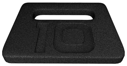 Signature Fitness Fitvids Cast Iron Plate – Weighted Plate for Swings – 10 pounds – Black