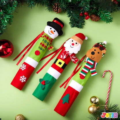 JOYIN 5 Pieces Christmas Kitchen Appliance Handle Covers for Kitchen Refrigerator Microwave Oven Dishwasher Decoration, Xmas Indoor Décor, Party Favor Supplies.