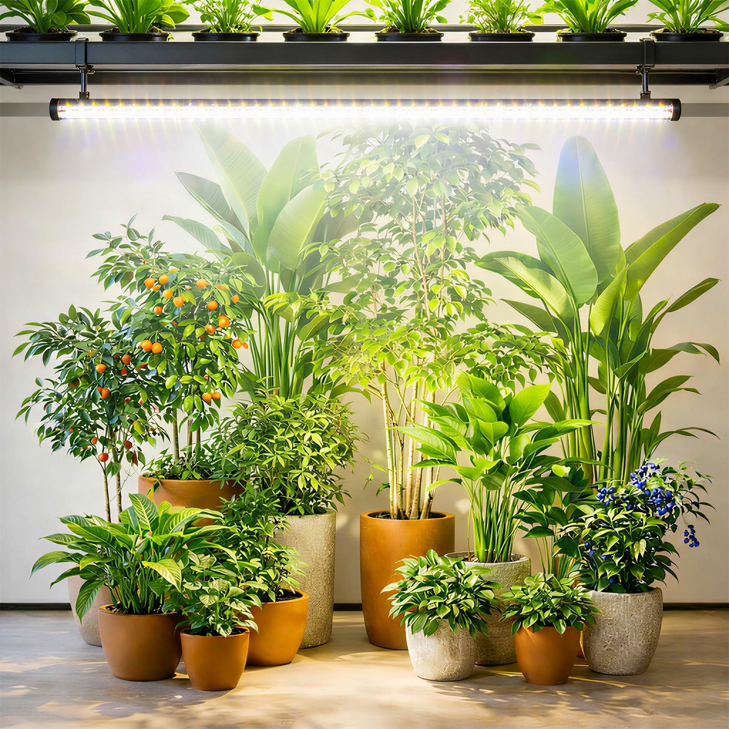 Oizuon Plant Grow Lights Indoor – 64.5'' Tall Full Spectrum Plant Growing Lamps with 660nm, 3000K & 6000K LEDs, 36W Grow Lights for Indoor Plants with Dual Auto Timer (4H/8H/12H) & Remote Control