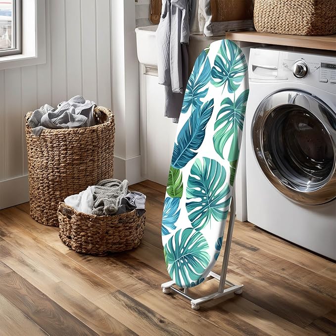 Tropical Leaf Ironing Board Cover Stretch Fabric