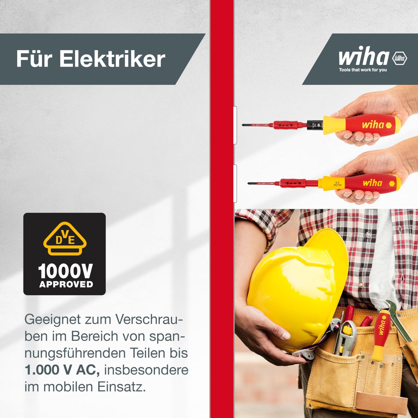 Wiha Drehmoment Schlüssel Schraubendreher Set TorqueVario-S elektrisch (40674) gem. 14tlg. I 0,8-5,0 Nm I inkl. Falttasche I Schlitz,Kreuz,PlusMinus